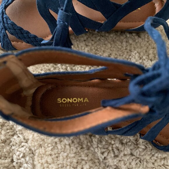 Sonoma Gladiator Flat Sandals Size 6 - Picture 6 of 6